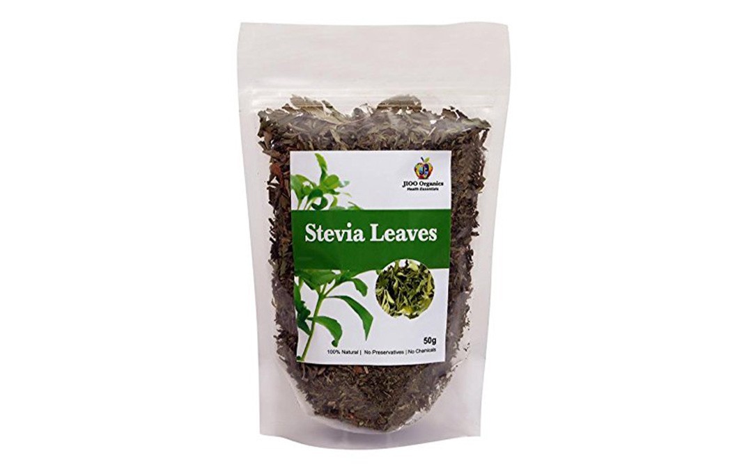 Jioo Organics Stevia Leaves    Pack  50 grams
